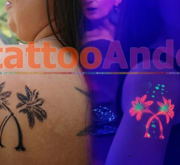 Tatuajes neon para eventos 