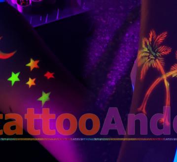 Tatuajes flúor para eventos 